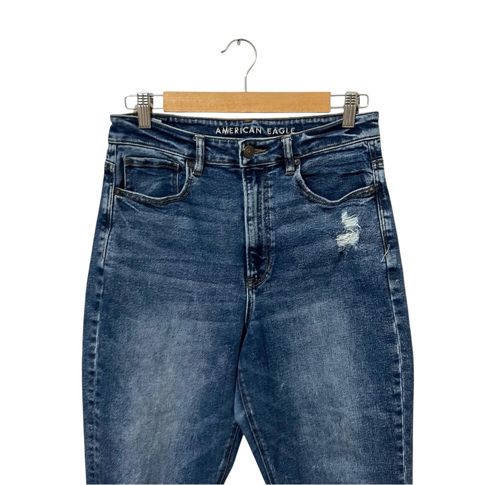 American Eagle Outfitters Blue Distressed Jeans - Picture 2 of 8